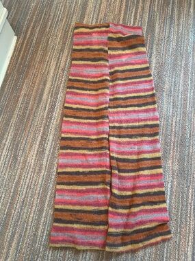 Zara Striped Knit pant in Pink, Brown&Mustard SZ XS-S. NWT. Cool looking& comfy